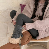 Daiiibabyyy  Y2K Shibuya Hottie Japanese Jk Calf Stockings Retro Kawaii Ins Style Lolita Leg Warmers Outdoor Dating Shopping Calf Warmers
