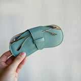 DAIIIBABYYY  -  Portable Glasses Case Soft Leather Sunglasses Pouch Fashion Glasses Bag Eyewear Organizer Pouch Travel Sunglasses Box