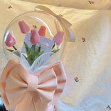 Daiiibabyyy DIY Bobo Ball Transparent Bouquet Packaging Material Ball  Gift Wedding Valentine's Day Handmade Gift Box Bags Friend Gift