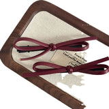 DAIIIBABYYY  -  Ankola red hairpin leather bow duckbill clip red side clip bangs hairpin hair accessories