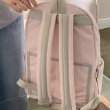 Daiiibabyyy  High-capacity Women Students Simple Backpack Preppy Y2k Aesthetic Casual Travel Backpacks All Match Fashion Kawaii Schoolbags