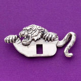 Daiiibabyyy  Exquisite Creative Crocodile Tiger Octopus Animal Brooches for Men Women Tradition Retro Gentleman Suit Coat Neckline Jewelry