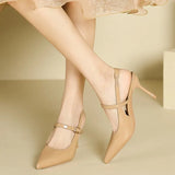 Daiiibabyyy  New Women's Shoes Elegant French High Heeled Sandals for Woman Luxury Banquet Wedding Shoes Designer Shoes Sandalias Mujer