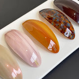 DAIIIBABYYY  -  1/5pcs New High-end Spring Clip Korean France Acetate Ponytail Clip Hair Clip for Women Straight Clip