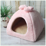 DAIIIBABYYY  -  Foldable Dog House Mat,Cat Litter Teddy Pomeranian Puppy Tent Kennel Nest,Small Medium Dog Chihuahua Mongolian Yurts,Pet Bed