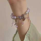 Daiiibabyyy  Fashion Niche Design Hanging Super Fairy Star Bracelet for Women, Versatile and Sweet Girlfriend Accessories jewellery Women