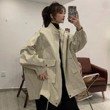 DAIIIBABYYY  -  Women's Spring New Workwear Jacket Korean Loose Style Versatile Jacket Cardigan Top