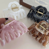 Daiiibabyyy  1pc Simple and Advanced Claw Clip for Women, Rear of the Head Hair Clip, Pumpkin Clip Suitable for Thick Hair, Sh Clip Hair Acce