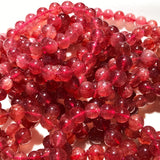 DAIIIBABYYY  -  Natural Red Strawberry Quartz Bracelet Star Light Woman Men Clear Round Beads Crystal 8mm 9mm 10mm 11mm 12mm 13mm  AAAAAA