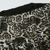 DAIIIBABYYY  -  Clubwear Sexy Leopard Printed A-Line Dress Holiday Slim Slash Neck Sleeveless Mini Dresses For Women 2025 Summer Fashion