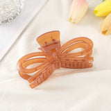 Daiiibabyyy  13cm Large Hair Clip For Thick Hair Claws Crab Girls Curly Transparent Coffee Hairpin Clamps Women Korean Ponytail Accessories