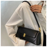 Daiiibabyyy  Solid Color Korean INS Style Women Shoulder Bag Small Square Armpit Bag Casual Business Versatile Fashion Trend Crossbody Bag