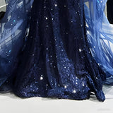 Daiiibabyyy  Halter Neck Slim Fit Long Blue Black Sequin Dress Birthday Party Coming-of-Age Ceremony Host Annual Meeting White Red Gown