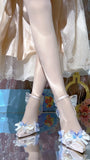 Daiiibabyyy  Women Heels Bridal Wedding Heel Lolita Pink Blue High Heels Shoes for Woman Party Shoes Woman Mary Jane Y2K Heel Elegant