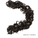 DAIIIBABYYY  -  Messy Bun Hair Piece Curly Wavy Hair Bun Scrunchies Extensions Long Ponytail Extensions Ponytail DIY Wrap Around Bun Hair