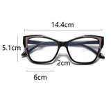 DAIIIBABYYY  -  Optical Spectacle Cat Eye Eyeglasses Frames for Women Anti Blue Light Blocking Glasses Brand Designer Ladies Fashion Eyewear