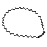 Daiiibabyyy  Fashion Wave Hairband for Mens Women Unisex Black Wavy Hair Head Hoop Band Sports Headband Hairband Hair Accessories Gifts