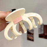 DAIIIBABYYY  -  Large Crab Hair Claw Clips Women Girls Plastic Acrylic Ponytail Holder Hair Clamps Barrettes Hairpins Hair Accessories Fashion