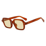 Daiiibabyyy  Fashion Small Round Sunglasses Women Retro Clear Ocean Lens Shades Eyewear Men Rivets Punk Sun Glasses UV400 Eyeglasses