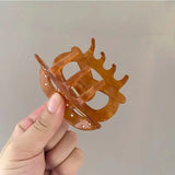 Daiiibabyyy  Acetic acid hair grab, fresh and sweet, can be sung alkaline water knot bread clip, retro bow circle, French style hair clip at