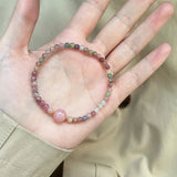 DAIIIBABYYY  -  Crystal Quartz Natural Stone Streche Bracelet Chinese Bracelet Best Friend Jewelry Lovers Woman Gift Jewelry Accessories