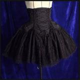 Daiiibabyyy  Cosplay Rhinestone Bow Japanese Gothic Style Skirt Set Women Sweet Lace Ruffles Shirt Slim Bandage Mini Skirt Lolita Y2k Outfits
