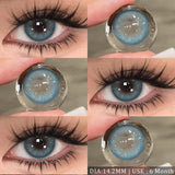 Daiiibabyyy  Color Contact Lenses for Eyes Natural Gray Beauty Pupils Eyes Lenses Brown Contacts 1 Pair Fashion Green 6month Pupilentes
