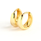 Daiiibabyyy 100% 925 Silver Geometry Earring for Women Minimalism Office Classical Smooth Jewelry Birthday Gift Dropshipping