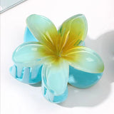 DAIIIBABYYY  -  4PCS Fashion Women Flower Hair Clips Vacation Bohemia Egg Flower Hair Clips Barrettes Girls Large Hairpins Hair Accessories