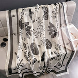 DAIIIBABYYY  -  New Design Brand Scarf Fashion Small Broken Floral Bubble Chiffon Shawl Spring Autumn Wrap Hijabs Lady Pashmina Foulards Bandana