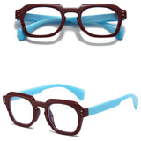 Daiiibabyyy  Office Alloy Elderly Reading Eyewear PC Costume Accessory Unisex Presbyopic Glasses Lightweight Resin Anti Blu-ray Glasses Women