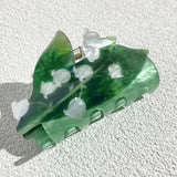 Daiiibabyyy  Summer Flower Series Design Hair Accessories Personality Artistic Colorful Acrylic Multiple Style Women's Claw Clip