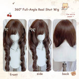 Daiiibabyyy  Synthetic Brown Wigs Cosplay Wig