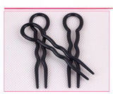 DAIIIBABYYY  -  3pcs/set Simple U Shape Hair Clips Bobby Pins for Women Plastic Bobby Pins Barrettes Bridal Hair Accessories for Women Hair Bun