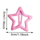 Daiiibabyyy  20-70Pcs Colorful Star Hair Clips, Hollow Star Barrettes, Cute Y2K Hair Accessories for Women & Girls, Perfect for Daily Styling