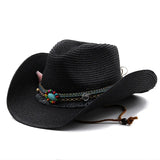 DAIIIBABYYY  -  Unisex Wide Brim Hat Leopard Print Felted Cap Panama Cow Design Cowboy Jazz Style Men's Fedora Hat for Women And Men