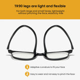 DAIIIBABYYY  -  Glasses Men Women Prescription Nearsighted Eyeglasses TR90 Optical Shortsighted Eyewear Myopic Spectacles -0.5 To -6.0