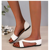 Daiiibabyyy  Women's Flat Sandals Summer New Casual Open Toed Flip-flops Female Fashion Comfortable Outdoor Shoes for Women Zapatos
