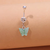 DAIIIBABYYY  -  Fashion Crystal Belly Button Piercing Gold Color Sexy Body Jewelry for Women Belly Navel Ring