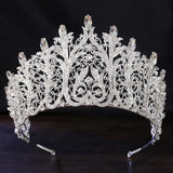 Daiiibabyyy  New Luxury Baroque Crystal Crown Bridal Tiaras and Crowns for Girls Prom Birthday Wedding Jewelry Party Head Accessories