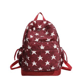 Daiiibabyyy  High-capacity Vintage Grunge Men Backpacks All Match Simple Fashion Star Letter Schoolbags Y2k Aesthetic Trendy Backpack Women