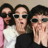 Daiiibabyyy  Crystal Stones Decoration Sunglasses for Men Women Oval Shape Designer Sunglasses Fashion Trendy Outdoor Sun Glass