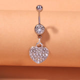 DAIIIBABYYY  -  Fashion Crystal Belly Button Piercing Gold Color Sexy Body Jewelry for Women Belly Navel Ring