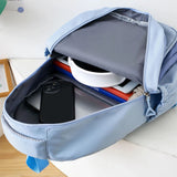Daiiibabyyy  4Pcs/Set Large Capacity 4 in 1 Backpack Multifunction Casual Book Bag School Rucksack Breathable College Backpack Students