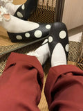 Daiiibabyyy  Retro Womens Mary Jane Shoes Exquisite Soft Leather Casual Shoes for Woman Fashion Ballet Flat Shoe Designer Shoes Zapatos Mujer