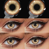 Daiiibabyyy  1Pair PATTAYA Fashion Makeup Beauty Contacts Lenses Soft Half Year Green Contacts Eyes New York Myopia Color Lenses