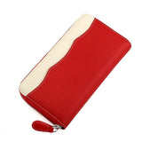 DAIIIBABYYY  -  Anti-theft Brush Card Holder Purse 2025 New RFID Genuine Leather Wallet Passport Holder Woman Clutch Bag