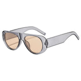 Daiiibabyyy  New Minimalist Small Frame Oval Sunglasses Ladies Outdoor Sun Shading Photography Sun Glasses Men Eyewear UV400 Eyeglasses