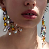 New Resin Tassel Earrings for Women Jewelry