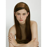Daiiibabyyy  1 Piece French Retro Satin Glossy Headband, Autumn & Winter Elegant Wide-Brimmed Hair Hoop, Women’s Stylish Hair Accessory
